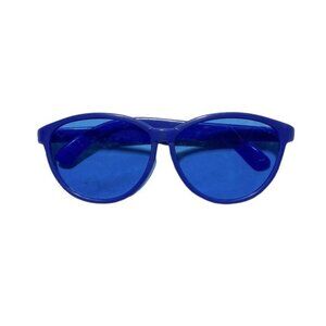 BLUE Round Frame 100% UV Toddler Sunglasses